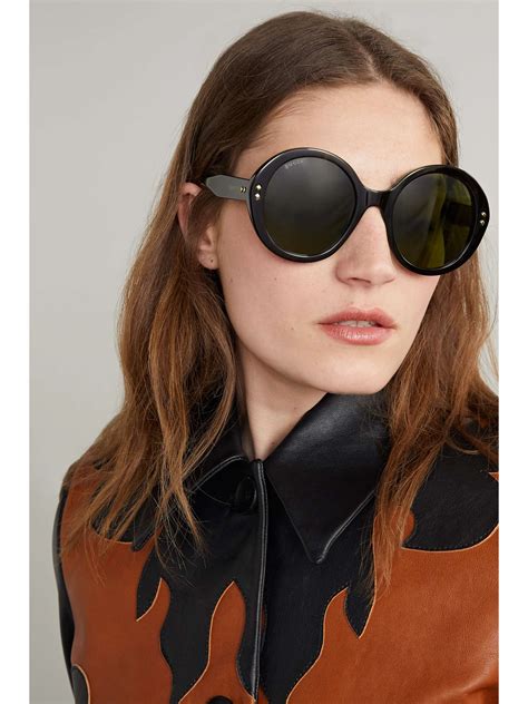 gucci circular glasses|Gucci oversized round sunglasses.